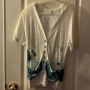 Free People Watercolor Top